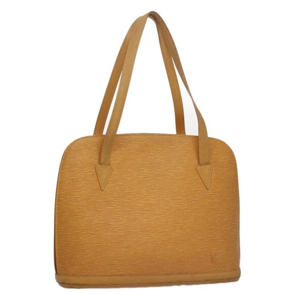 LOUIS VUITTON Epi Lussac Shoulder Bag Yellow - Picture 2 of 15